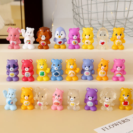 M06-Care Bear figures desktop decorative pen cap （9 Square Game）