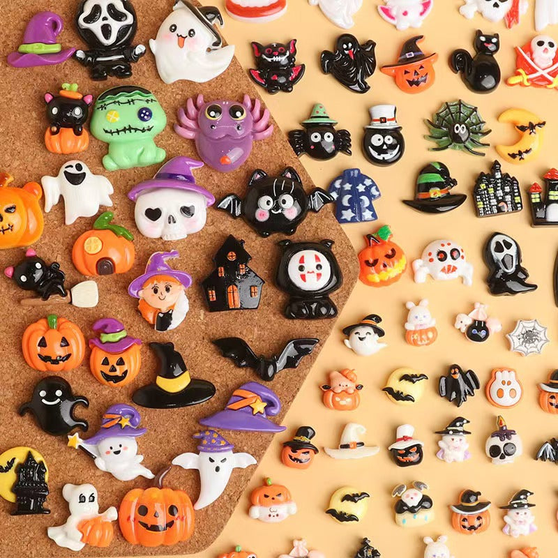 M08-Halloween Resin DIY Accessories（9 Square Game）