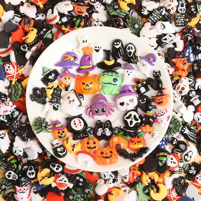 M08-Halloween Resin DIY Accessories（9 Square Game）