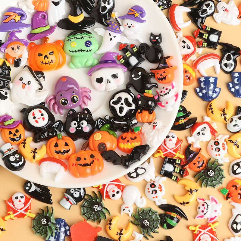 M08-Halloween Resin DIY Accessories（9 Square Game）