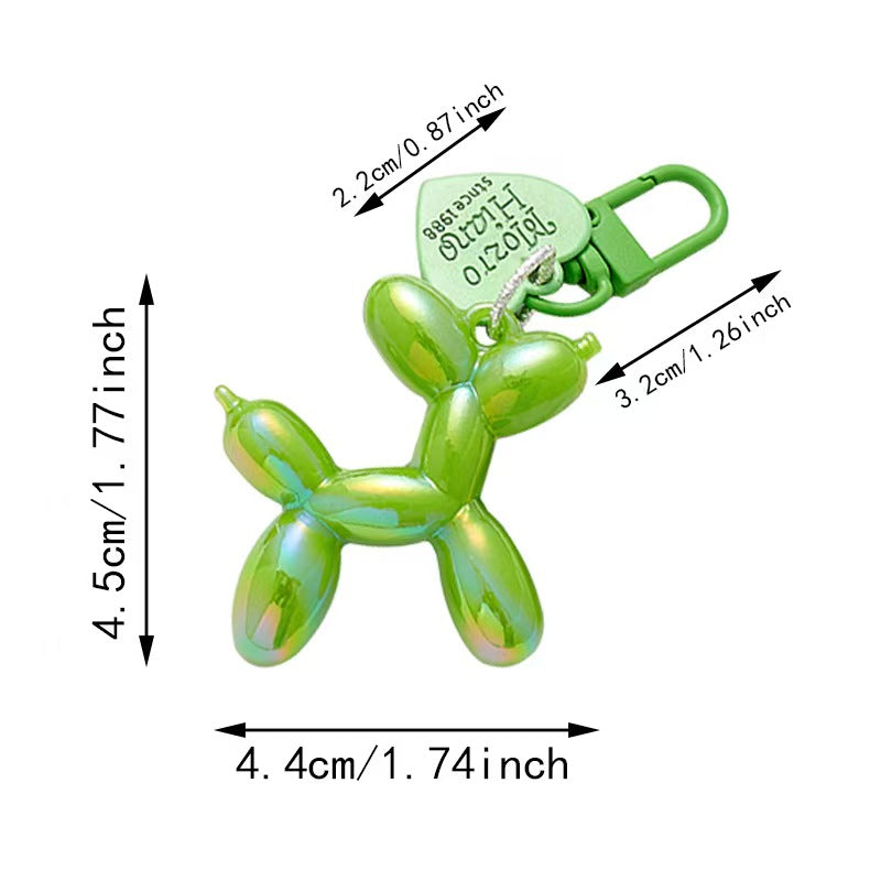 M14-Jelly Balloon Dog Pendant Acrylic KeyChain（9 Square Game）