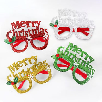 M15-Holiday Supplies Christmas Party Glasses Frame（9 Square Game）