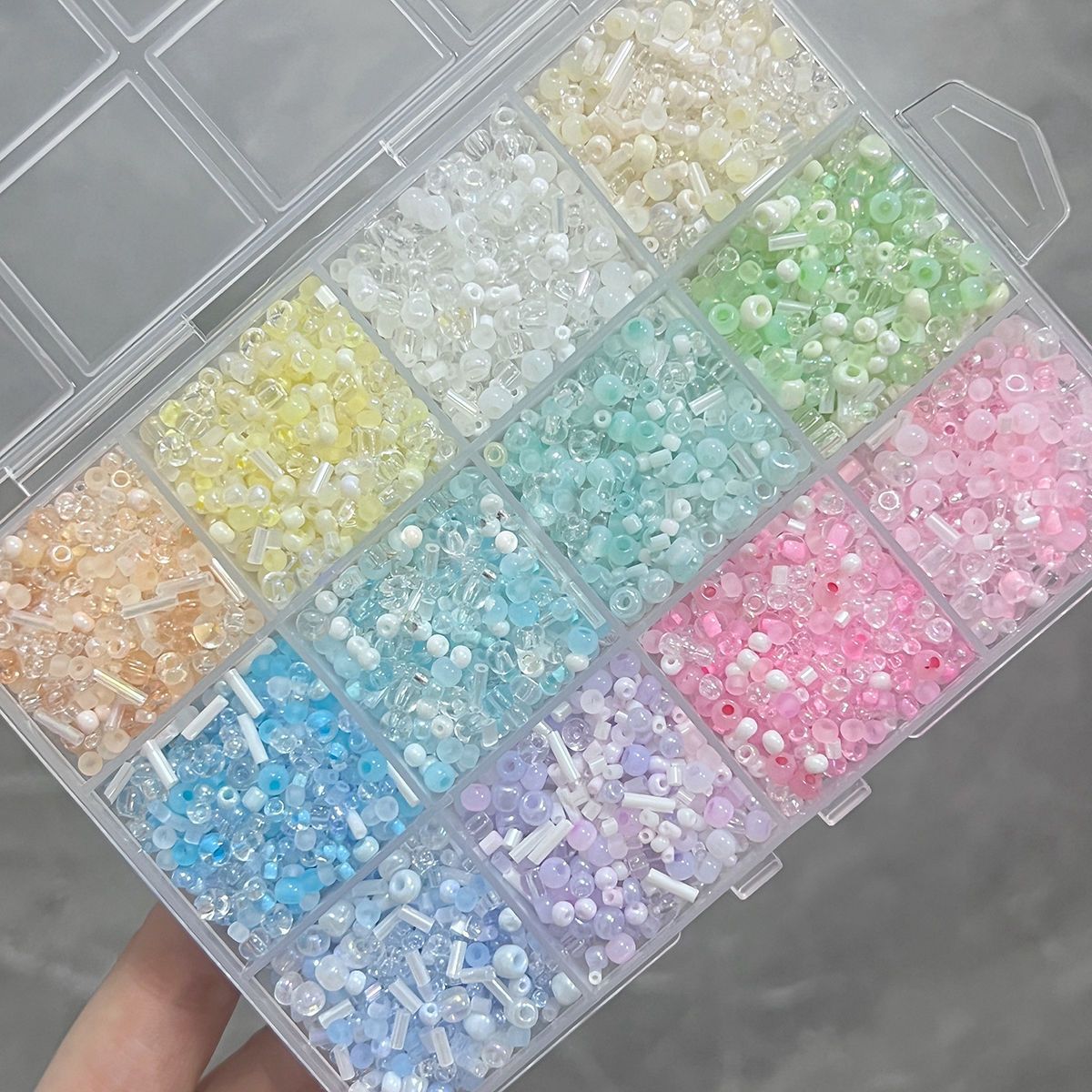 LuckBag 01-MIX Crystal beads/ Cat's eye beads/Glass beads/Irregular bead