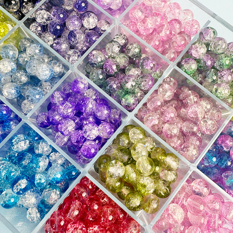 LuckBag 01-MIX Crystal beads/ Cat's eye beads/Glass beads/Irregular bead